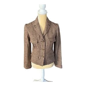 Piazza Sempione Tweed Blazer Jacket Size 40 IT Italian